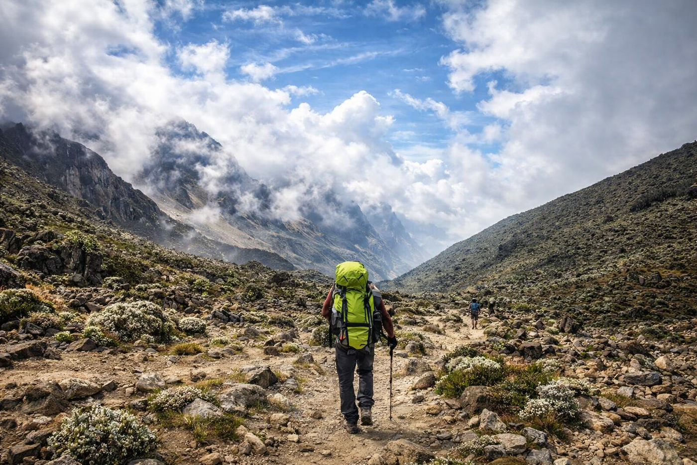 Private Umbwe route — The Climber's Route. Ascend Tanzania treks.